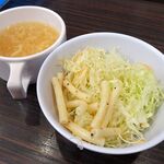 やっぱりステーキ - 赤身ステーキ200グラム（大盛）1,000円（サラダ・スープ・ご飯、食べ放題）