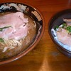 Yamagataya Seiyou Sakaba - 黒ラーメンとチャーシューごはん