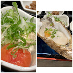 164635162 - 牡蠣と木の子の煮おろし
                      
                      殻付き生牡蠣