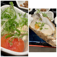 創作料理 FANCL令和本膳 - 牡蠣と木の子の煮おろし
                    
                    殻付き生牡蠣