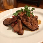 ワイン＋つまみ Nomka - 鶏レバーの香港醤油煮