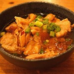 鶴亀八番 - とり皮のとろ煮