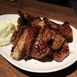 ばん鶏 - 骨付きカルビ  美味い❗️