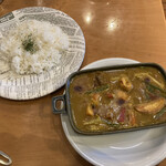 Kikuya Curry - 豚バラカリー ライス大盛り