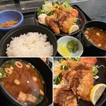 Mito Ya - イワシとアジのカレー風味フライ＠日替りランチ