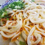 Safei Ran Shuu Gyuu Niku Men - 三角麺の表情。