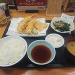 Tendon Tenya - 天ぷら定食￥690