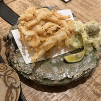 浅草 ひら山 - 天せいろについてくる白えびの天ぷら