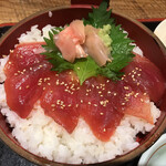 満天酒場 - 手こね寿司(鮪)　アップ