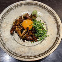 わたべ - 肝ソテー卵黄添え