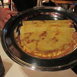 銀座 レカン - 用意されたクレープ。