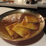 銀座 レカン - ソースにからめられました。