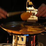 銀座 レカン - さらにオレンジの果実が入ります。