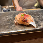 船橋 寿司 天 - 真鯵