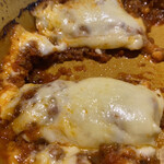 トラットリア ラ・エガオ - 福島県産黒毛和牛とエゴマ豚ひき肉を使ったエガオ特製ラザーニャ