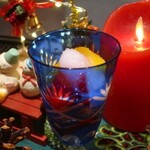 日本料理 幸庵 - フレッシュな苺、コアントローシャーベット、メロゴールド