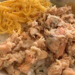うどんいっきゅう - 定食の鮭そぼろご飯