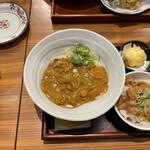 Nora Bo- - 釜チーズカレーうどん[並] 880円
                        （ + 肉ぶっかけミニご飯セット 380円
                             + たまご天 110円）
                        カレーうどんアップ