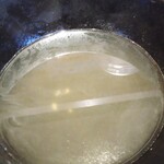 麺屋一燈 - スープ割り