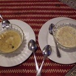 サティヤム - パヤサム（左が豆、右が米粉？だったかな）