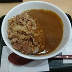 Yoshino ya - カリガリ肉だく牛カレー  ¥657（税込） 