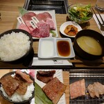 YAKINIKU MEAT STATION - 店長おすすめ厳選3種盛りセット