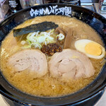 らあめん花月嵐 - 嵐げんこつらぁめん@720円麺大盛+120円