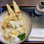 讃岐うどん 伴 - こんぴらごぼうぶっかけ大盛(800+130円)