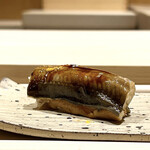 すし宮川  - 穴子の煮上がり