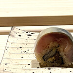 すし宮川  - シメ鯖の棒鮨