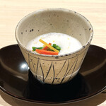 すし宮川  - 白子摺り流し