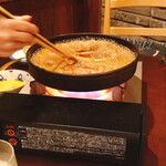 韻松亭 - 鳥すき焼き 甘めの割下