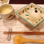 韻松亭 - 寄せ豆腐、茶碗蒸し