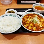 Hidakaya - 麻婆豆腐定食730円。