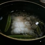 萌えぎ - 鱧とジュンサイのお吸い物