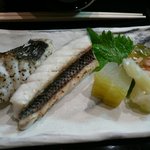 萌えぎ - スズキの塩焼き