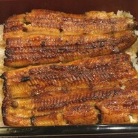 満寿家 - うな重 きも吸、お新香付