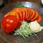 小川の魚 - ◯フルーツトマト￥550
            果実の旨味がぎゅっと凝縮した、甘くて美味しいトマト♪(*´ω｀*)
            マヨよりお塩でいただいた方がもっと美味しいかも？