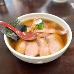 とら食堂 - 焼豚ワンタン麺