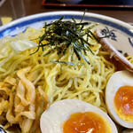 つけ麺 鐵匠 - 冷製四川風ゴマだれつけ麺 細麺アップ