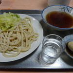 白須うどん - つけうどん+煮玉子