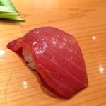 天寿し - 鮪ヅケ 鮪出汁で。