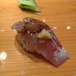 天寿し - 玄ちゃん鯵 粉醤油