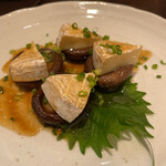 和樂庵 酒井 - 焼しいたけカマンベール