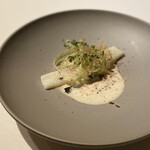 レストラン ウオゼン - イカセロリアンチョビソース