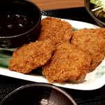 魚 野菜 酒 しゃばらむ - アジ大葉フライ