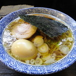 中華そば 多賀野 - 中華そば　煮たまごトッピング