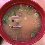 スシロー - あさりの味噌汁