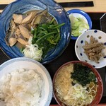 江戸家 - 本日限定おすすめ サバみそ煮定食　900円　（異常にしょっぱいサバ味噌）