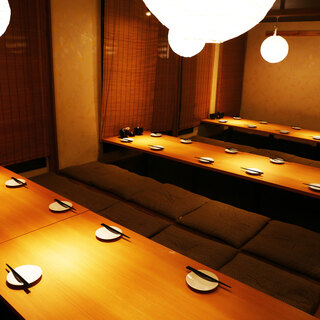 reserved an area where you can enjoy a spacious Japanese-style space (80 to 100 people)